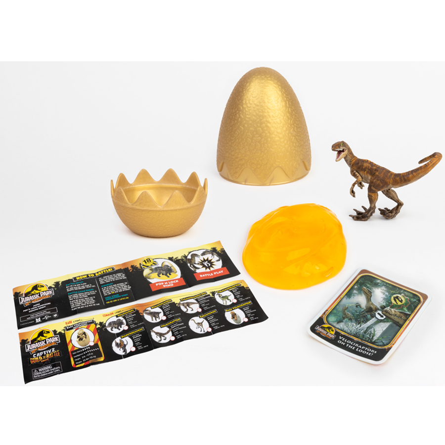 Ảnh Đồ Chơi Trứng Slime Sưu Tập Khủng Long Jurassic Park_Kỉ Niệm 30 Năm TOY MONSTER 30th-IC-14CDU 1