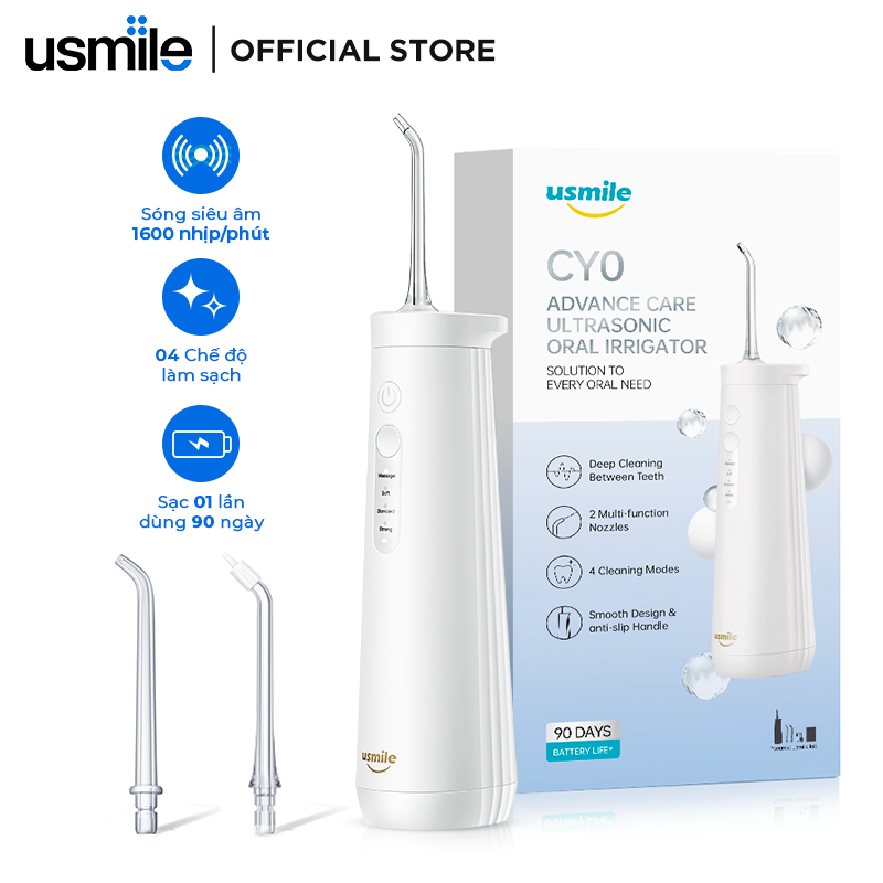 Ảnh Máy tăm nước sóng siêu âm usmile CY0 - Bảo hành 12 tháng 2
