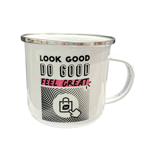 Ly Look Good Do Good Feel Great Logo Watson Thái (Chất liệu Inox)