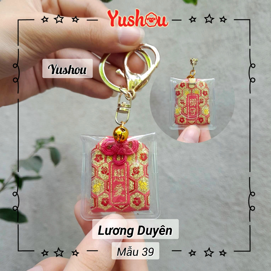 Túi Phước Yushou Tình Yêu Mẫu 39 - Kiểu Omamori Nhật, Có sẵn, Quà tặng ý nghĩa.