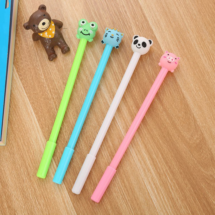 Bút bi nước mực gel màu đen HAKI nhiều mẫu hoạt hình dễ thương cute giá rẻ