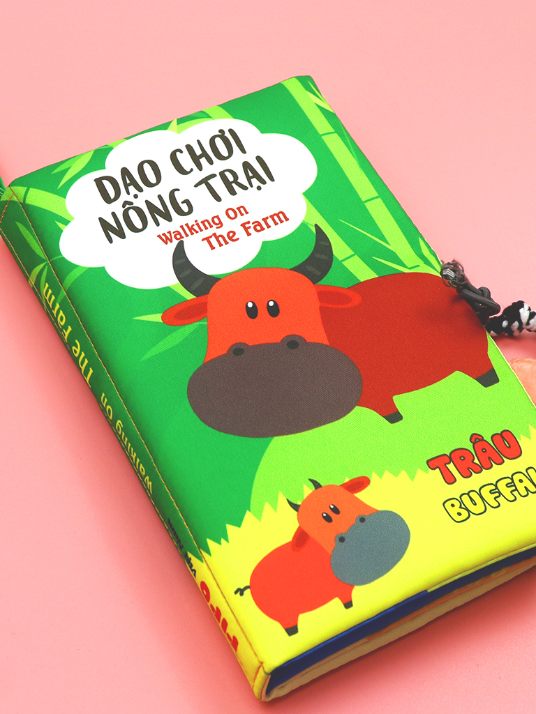 Ảnh Sách vải song ngữ đoán đuôi PiPoVietnam 2