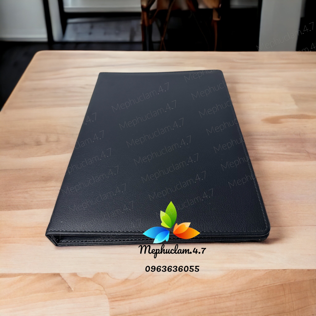 Sổ Menu A4, kẹp file tài liệu A5, A6 bằng da sử dụng trong nhà hàng ...