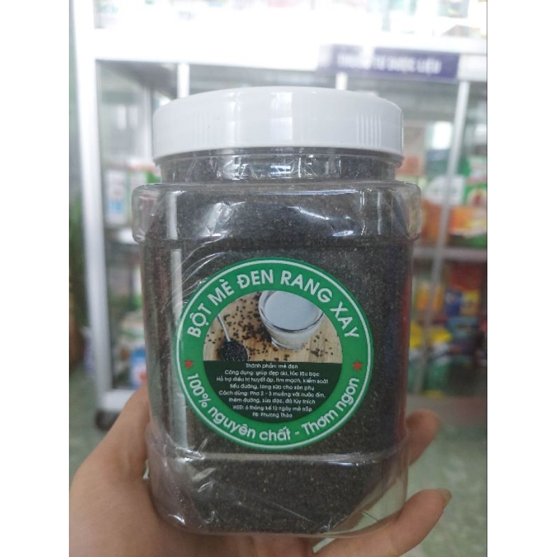BỘT MÈ ĐEN RANG XAY NGUYÊN CHẤT NHÀ LÀM hộp 500gr | Shopee Việt Nam