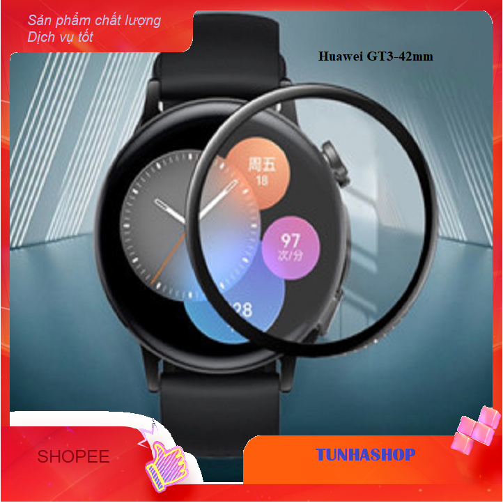 Cường Lực 3d Dẻo Cho đồng Hồ Huawei Gt3 42mm Shopee Việt Nam 4771