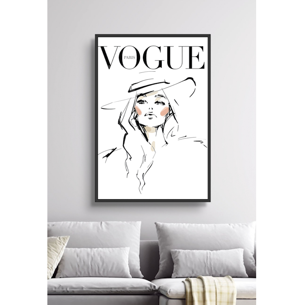 Tranh Logo Các Hãng Thời Trang, Tranh Gỗ Tráng Gương Có Khung Decor Shop Thời Trang