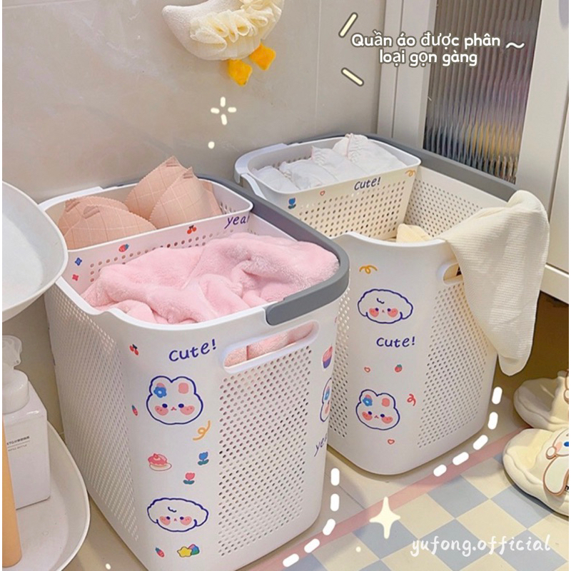 Giỏ Đựng Quần Áo Bẩn Cỡ Lớn Cao Cấp - Sọt Đựng Đồ Giặt Chống Thấm Nước Kệ Giỏ Chia Ngăn Đựng Đồ Đa Năng Cho Gia Đình | BigBuy360 - bigbuy360.vn