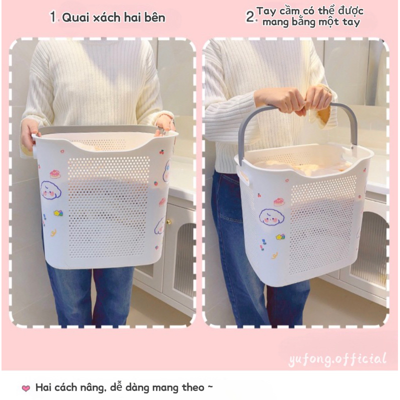 Giỏ Đựng Quần Áo Bẩn Cỡ Lớn Cao Cấp - Sọt Đựng Đồ Giặt Chống Thấm Nước Kệ Giỏ Chia Ngăn Đựng Đồ Đa Năng Cho Gia Đình | BigBuy360 - bigbuy360.vn