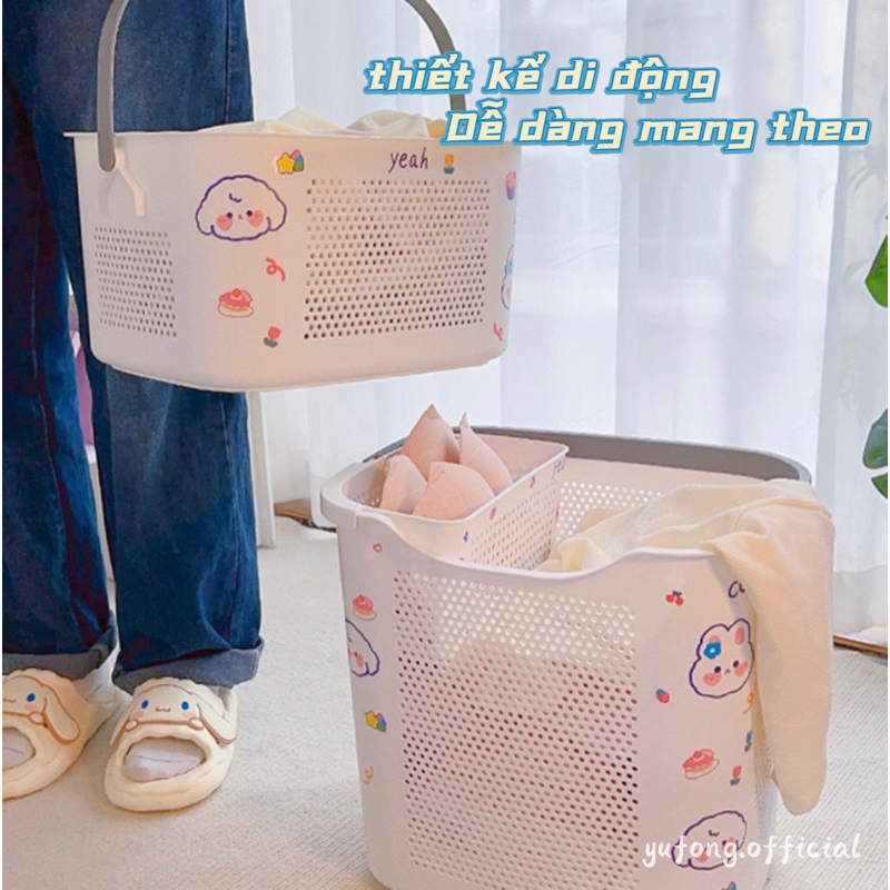 Giỏ Đựng Quần Áo Bẩn Cỡ Lớn Cao Cấp - Sọt Đựng Đồ Giặt Chống Thấm Nước Kệ Giỏ Chia Ngăn Đựng Đồ Đa Năng Cho Gia Đình | BigBuy360 - bigbuy360.vn