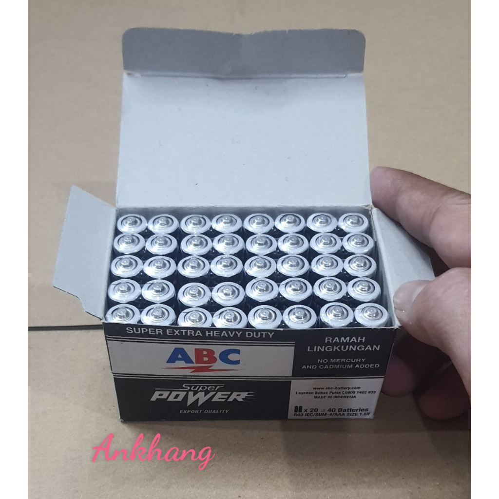 Pin đũa AAA 1.5V ABC Super Extra Heavy Duty - Nhập khẩu Indonesia ...