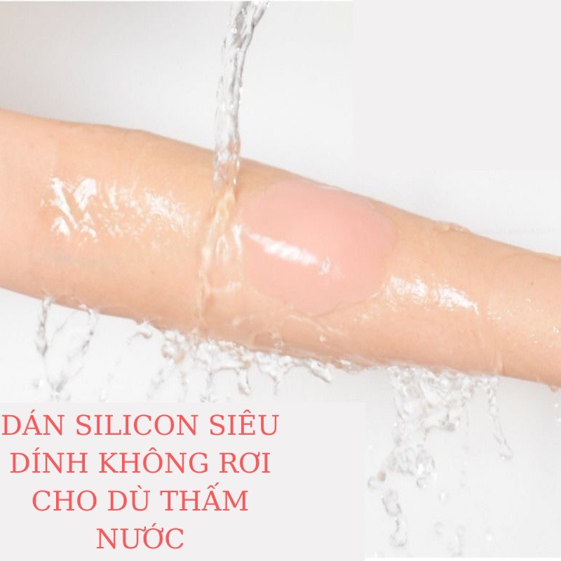 Miếng Dán Ngực Silicon Siêu Mỏng Hộp 5 cặp sử dụng nhiều lần 0122