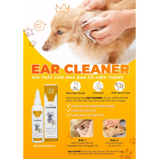 Nước Rửa Vệ sinh Tai Ear Cleaner M-Pets chai 118ml Cho Chó Mèo Hết Mùi Hôi Tai  vn pet shop