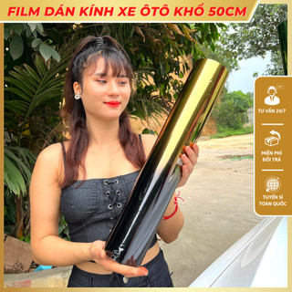Fiml dán kính chống nắng xe ô tô khổ 20cm dán kính trước nhiều màu