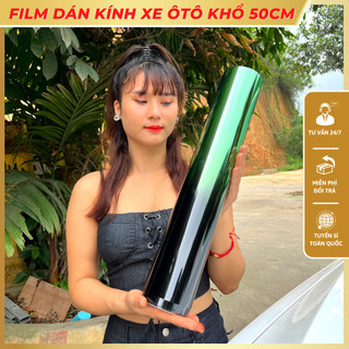 Fiml dán kính chống nắng xe ô tô khổ 20cm dán kính trước nhiều màu