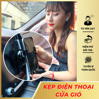 Giá đỡ điện thoại kẹp cửa gió, nhỏ gọn tiện lợi dành cho ô tô