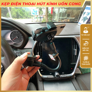 Giá đỡ điện thoại hút kính loại chân uốn dẻo dành cho ô tô
