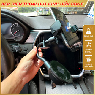 Giá đỡ điện thoại hút kính loại chân uốn dẻo dành cho ô tô