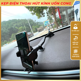 Giá đỡ điện thoại hút kính loại chân uốn dẻo dành cho ô tô