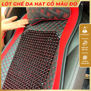 Lót ghế DA hạt Gỗ tự nhiên dành cho xe ô tô, xe tải form chữ S