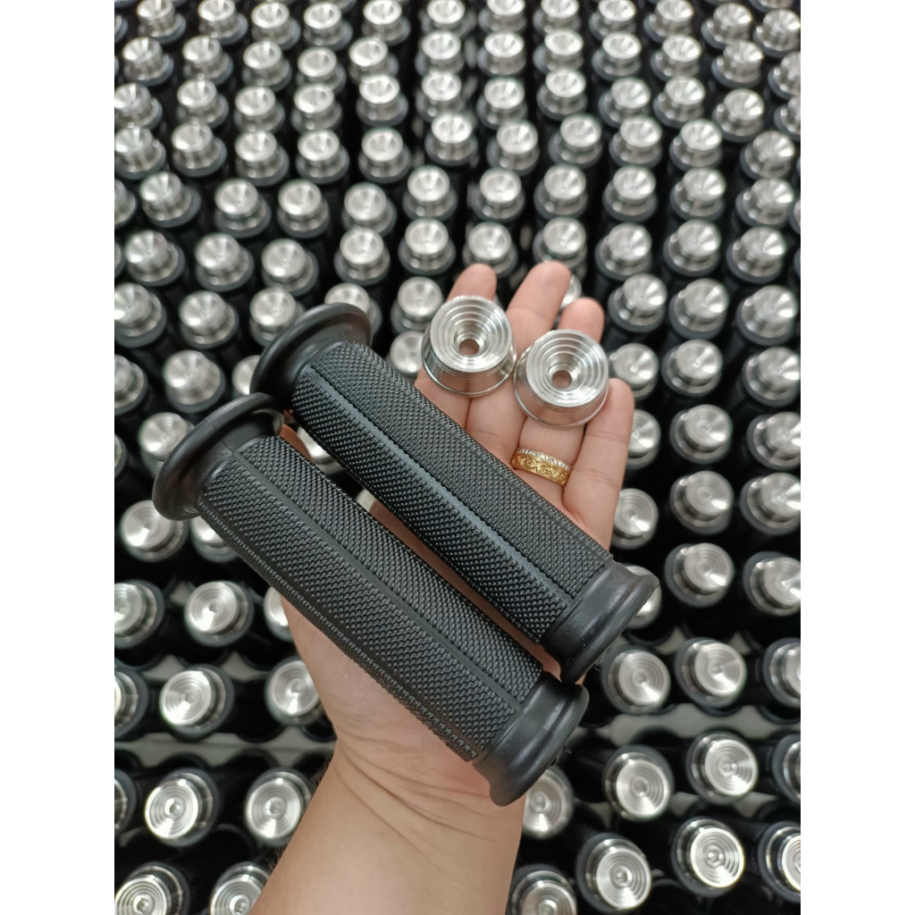 Gù tay lái inox mẫu thái tặng kèm bao tay gắn wave, sirius, exciter, winer...giá 1 cặp