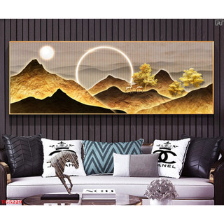 Tranh Treo Tường Tráng Gương Cao Cấp Phong Cảnh Đẹp Trang Trí Nhà, Quán Cà Phê Hiện Đại OHA Decor