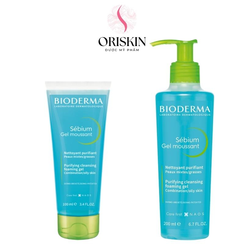 Ảnh Bioderma Gel Rửa Mặt Tạo Bọt Da Dầu Nhạy Cảm Sebium Gel Moussant 100ml 1