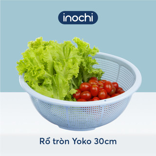 Rổ nhựa, rổ đựng trái cây, rổ nhựa tròn INOCHI Yoko 30cm tiêu chuẩn Nhật Bản - Happy Life 4U