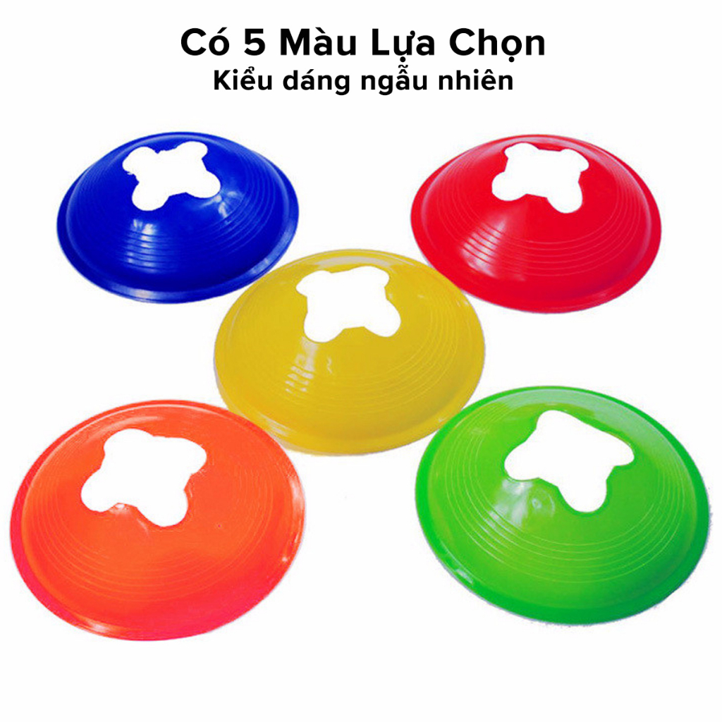 Ảnh Nấm Lùn Chiến Thuật Tập Bóng Đá, Cone, Tập Trượt Patin Cao 5cm Chọn Màu – Nặng 22gram Chính Hãng Amalife 4