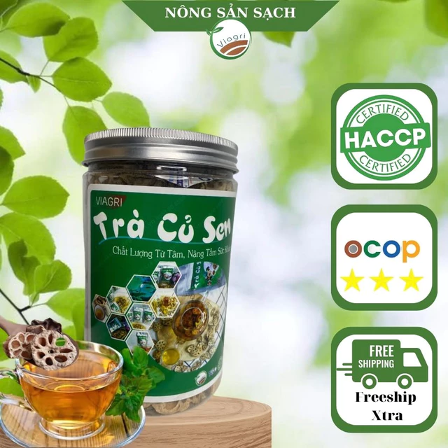 (Qùa tặng ba mẹ,ông bà) Trà củ Sen,hương vị thơm ngon,thanh nhiệt giải độc,bổ máu, bổ phổi,ăn ngon ngủ ngon