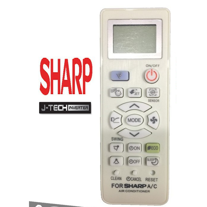 Điều khiển điều hòa Sharp inverter- Remote máy lạnh Sharp inverter ...