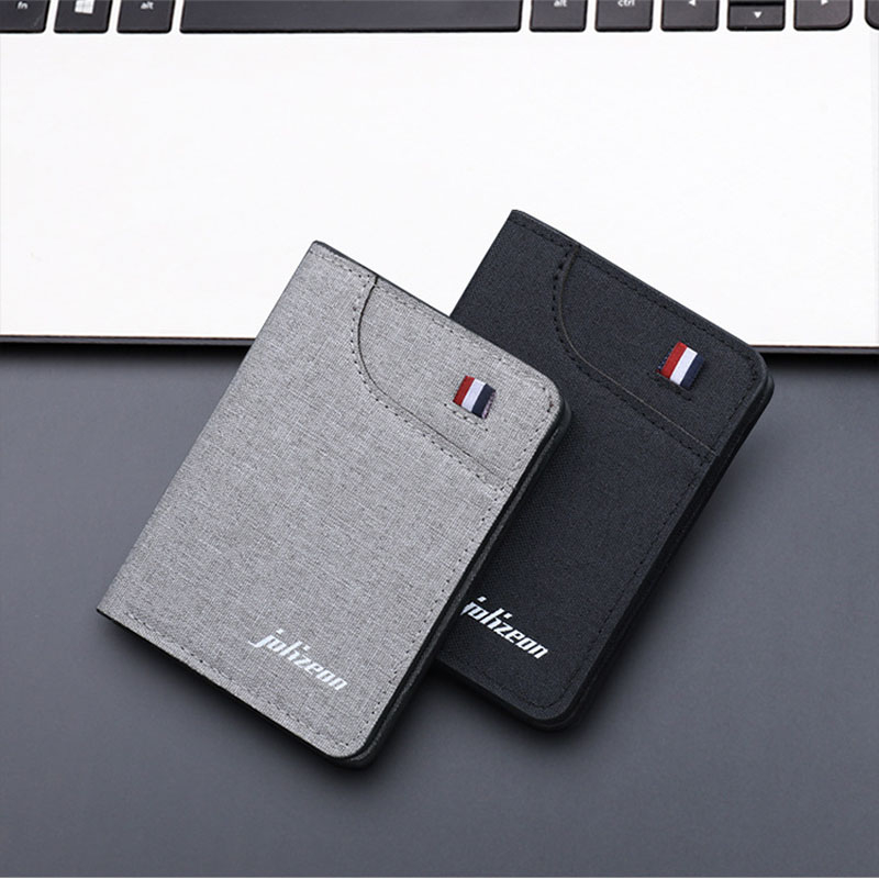 Ví nam , bóp nam dáng đứng vải canvas kiểu dáng thời trang hàn quốc nhỏ gọn