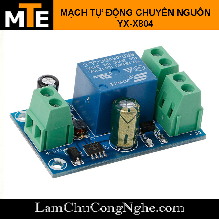 Mạch tự động chuyển nguồn dự phòng 5-48V cho Wifi, camera giám sát ...