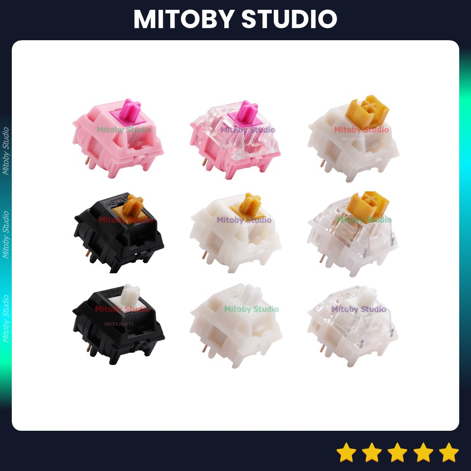 GAZZEW BOBA U4T U4 tactile Switch Công Tắc Bàn Phím Cơ BOBA gum U4Tx