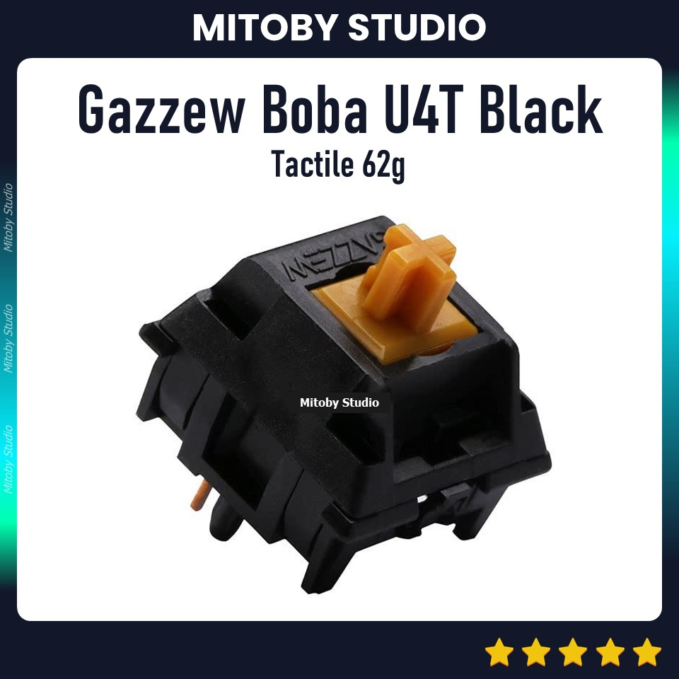 GAZZEW BOBA U4T U4 tactile Switch Công Tắc Bàn Phím Cơ BOBA gum U4Tx