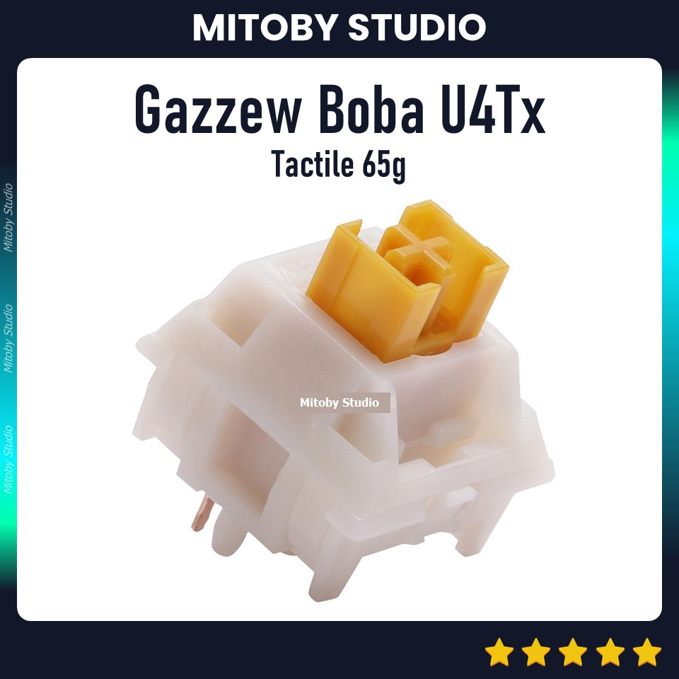 GAZZEW BOBA U4T U4 tactile Switch Công Tắc Bàn Phím Cơ BOBA gum U4Tx
