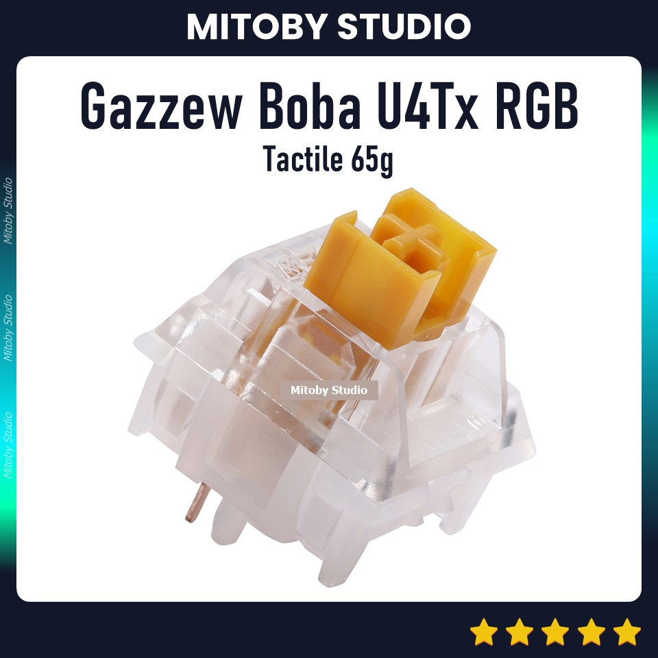 GAZZEW BOBA U4T U4 tactile Switch Công Tắc Bàn Phím Cơ BOBA gum U4Tx