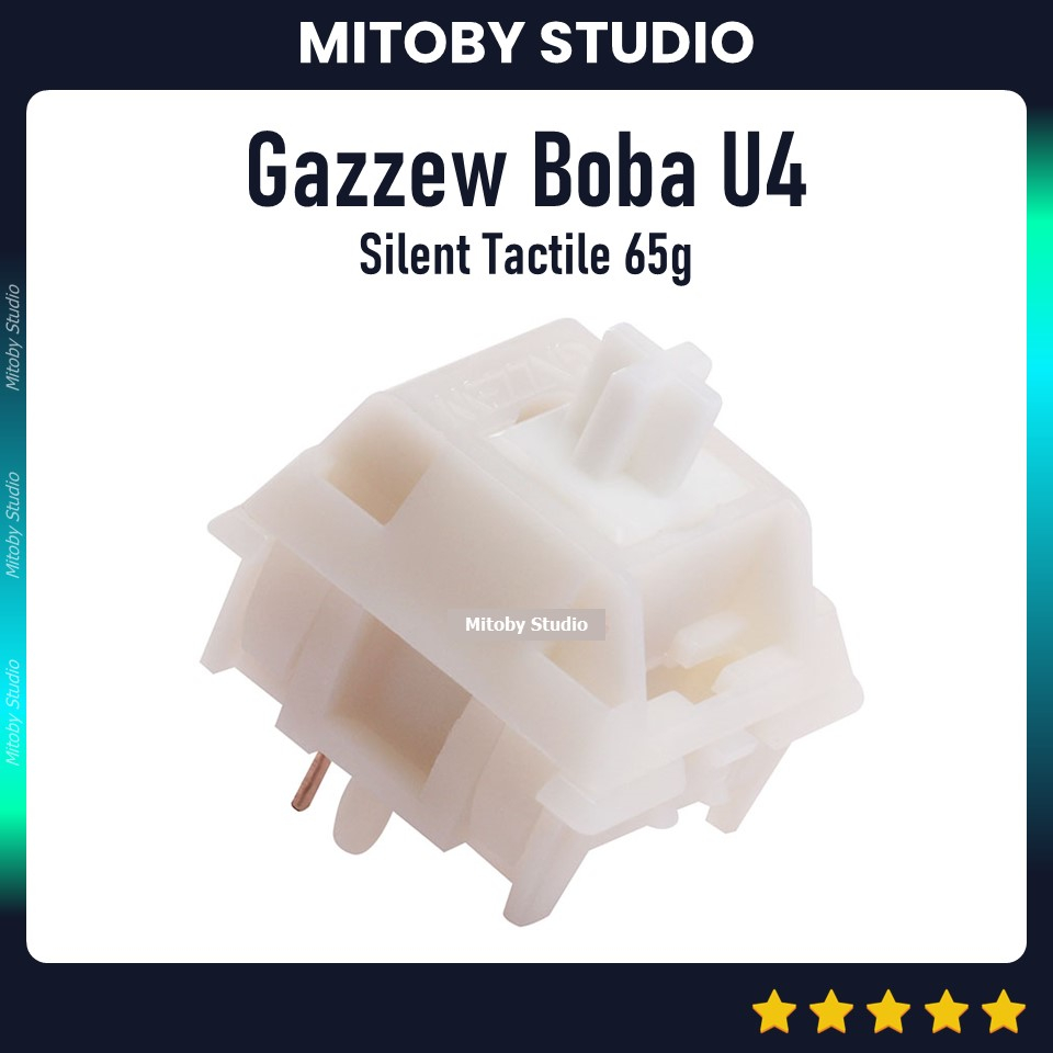 GAZZEW BOBA U4T U4 tactile Switch Công Tắc Bàn Phím Cơ BOBA gum U4Tx
