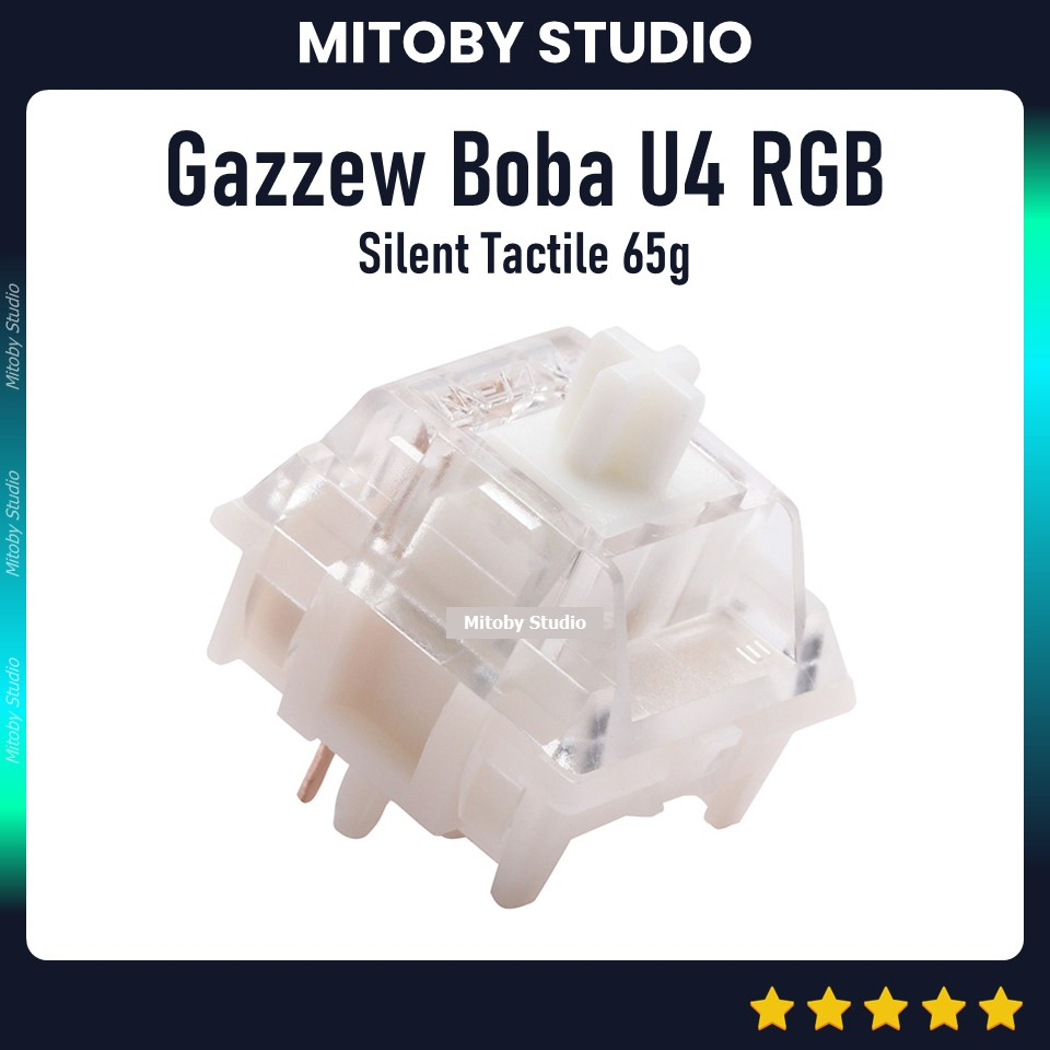 GAZZEW BOBA U4T U4 tactile Switch Công Tắc Bàn Phím Cơ BOBA gum U4Tx