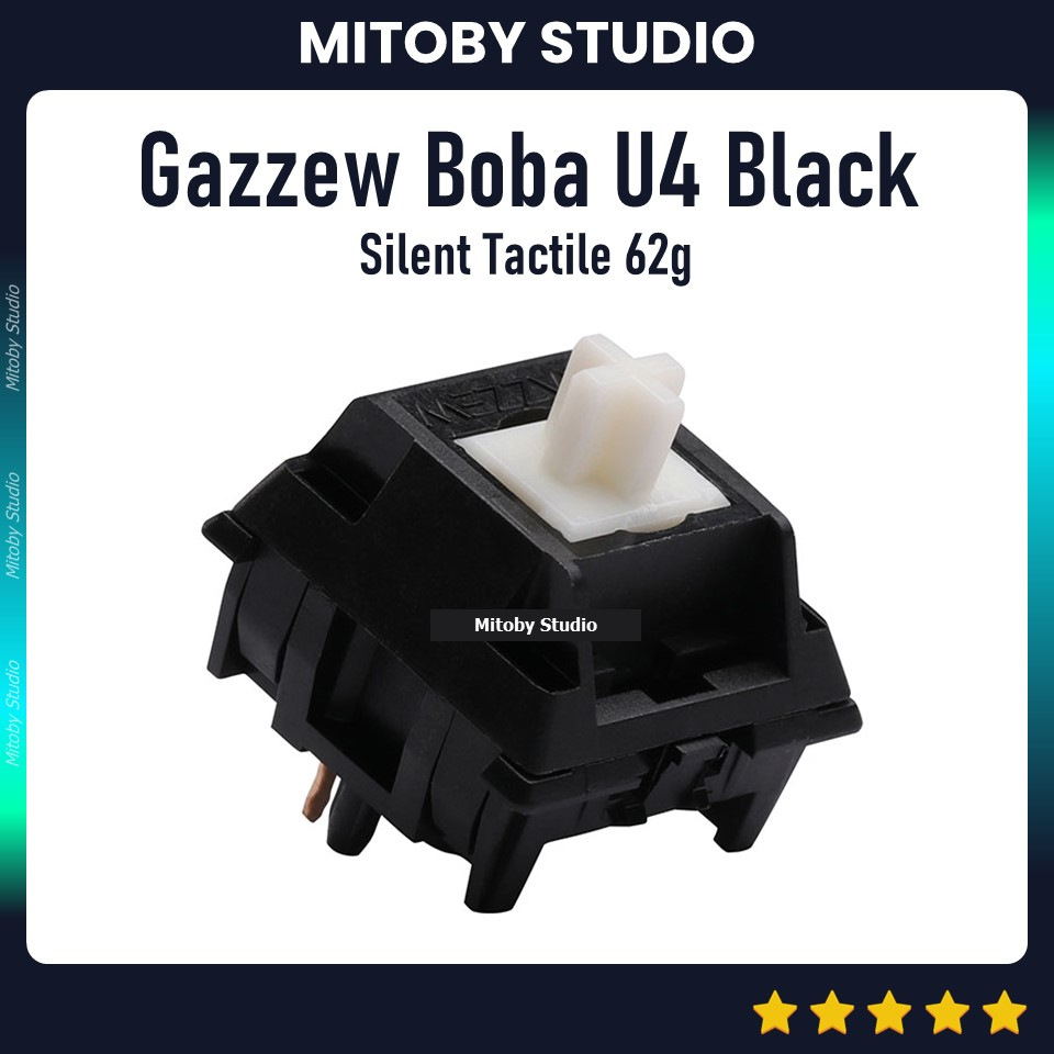 GAZZEW BOBA U4T U4 tactile Switch Công Tắc Bàn Phím Cơ BOBA gum U4Tx