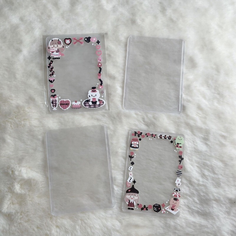 Combo 10 Top loader nhựa cứng đựng thẻ bài, card ảnh thần tượng size B8