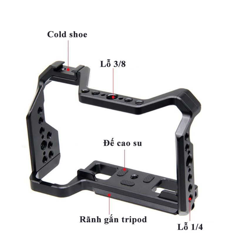 Fujifilm X-S10 XS10 | Khung lồng bảo vệ máy ảnh rig cage rigcage quay ...