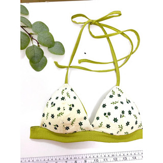 Áo bra  phối màu buộc dây cổ  - Hàng handmade - Mimi house
