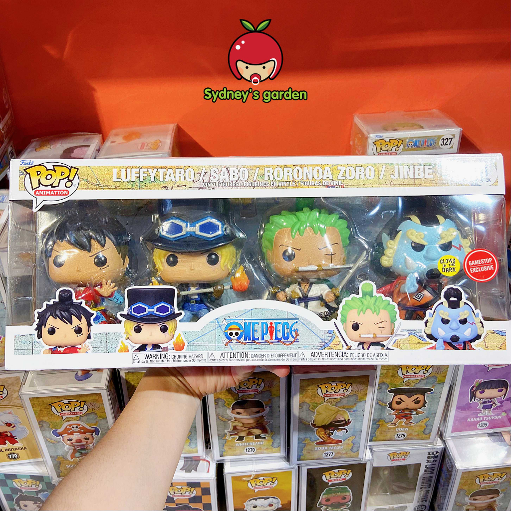 Mô Hình Funko Pop One Piece Luffytaro Sabo Zoro Jinbe Gitd Gamestop Shopee Việt Nam