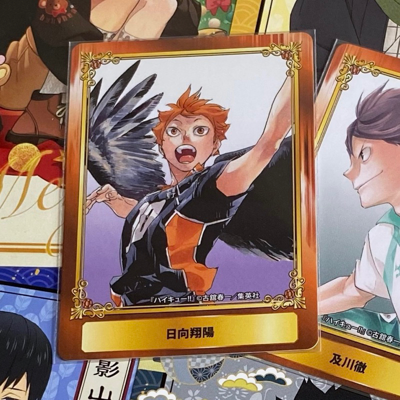 Haikyuu Postcard + Jump Card (chính hãng) - Kageyama Hinata Oikawa ...