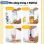 Bình lắc pha chế shaker TORO có vạch chia ml dễ dàng định lượng