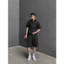 Áo Sơ Mi Boxy GODMOTHER Premium Áo Sơ Mi Cộc Tay Boxy Shirt White/Black