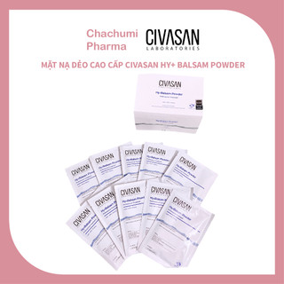 Mặt nạ CIVASAN Balsam Powder căng bóng nâng tone dưỡng da phục hồi sau peel phi kim laser (60g x 1 gói)
