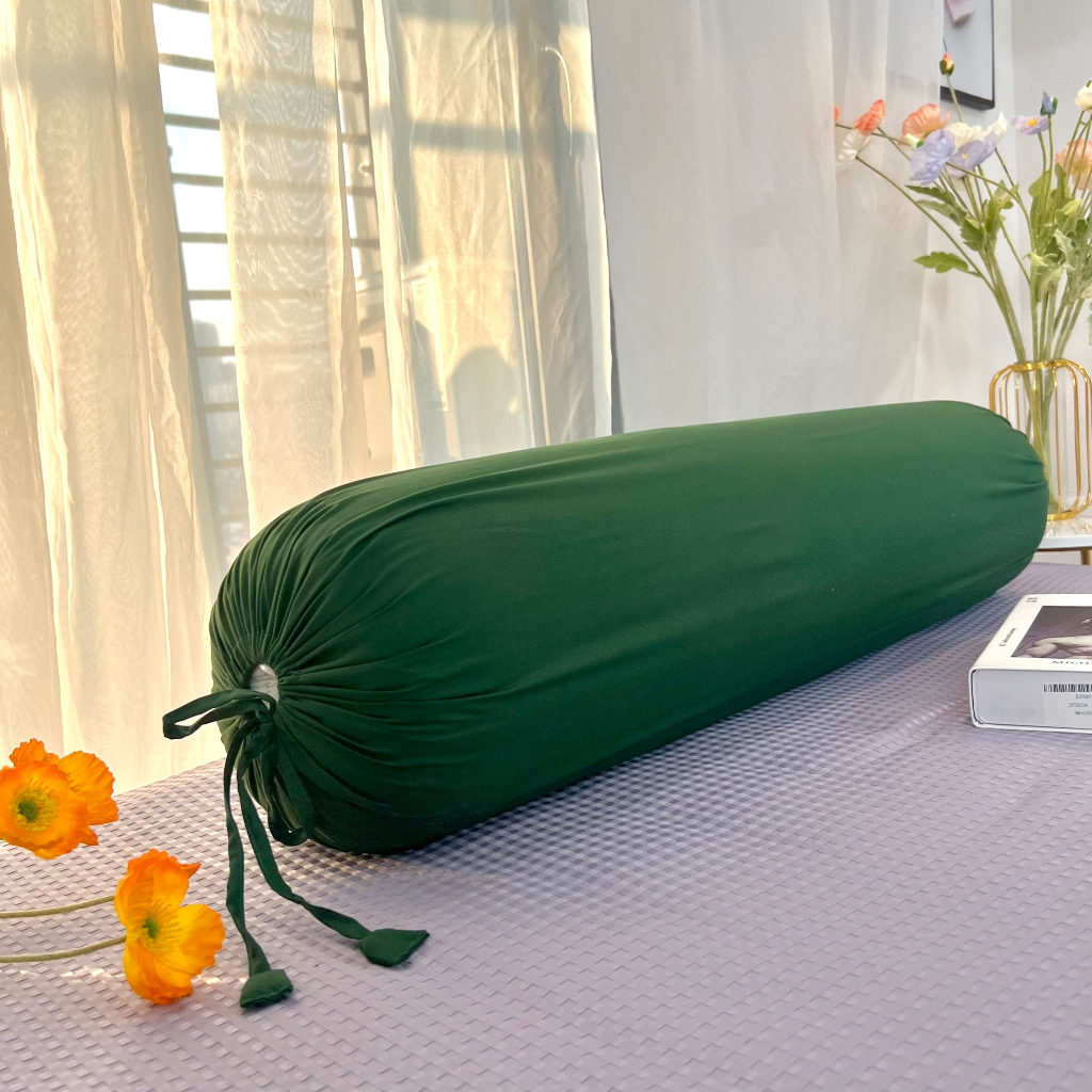 Ảnh Vỏ gối ôm cotton tici LIDACO vải trơn kích thước tiêu chuẩn 2