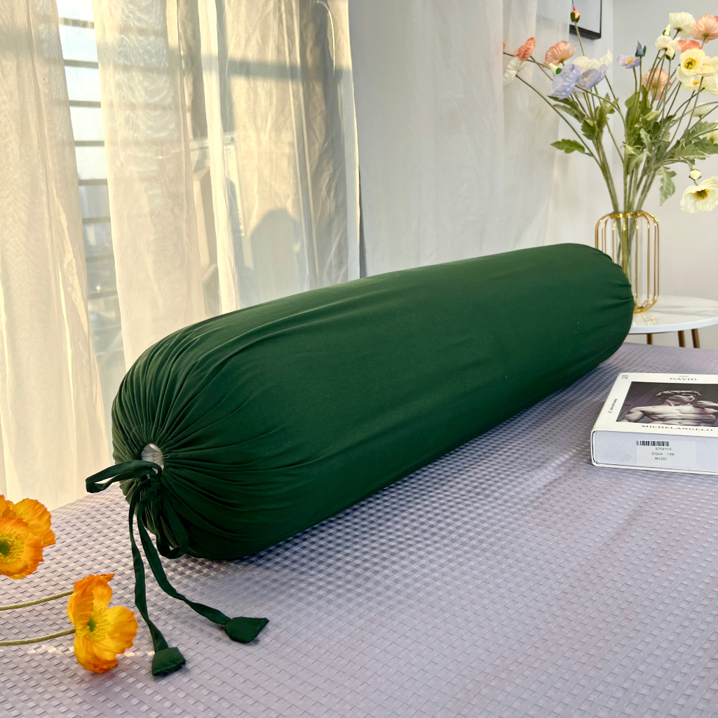 Ảnh Vỏ gối ôm cotton tici LIDACO vải trơn kích thước tiêu chuẩn 4