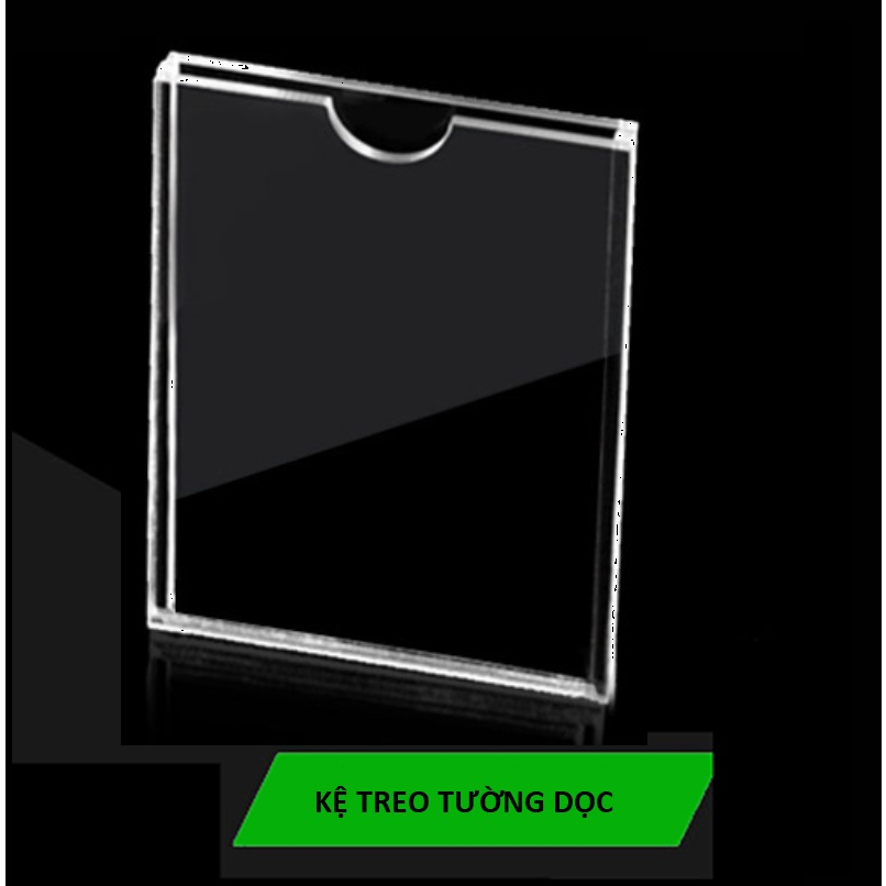 Kệ Checklist Mica Dán Tường, Kệ Mica Treo Tường A4, A5, A6 ,Acrylic ...